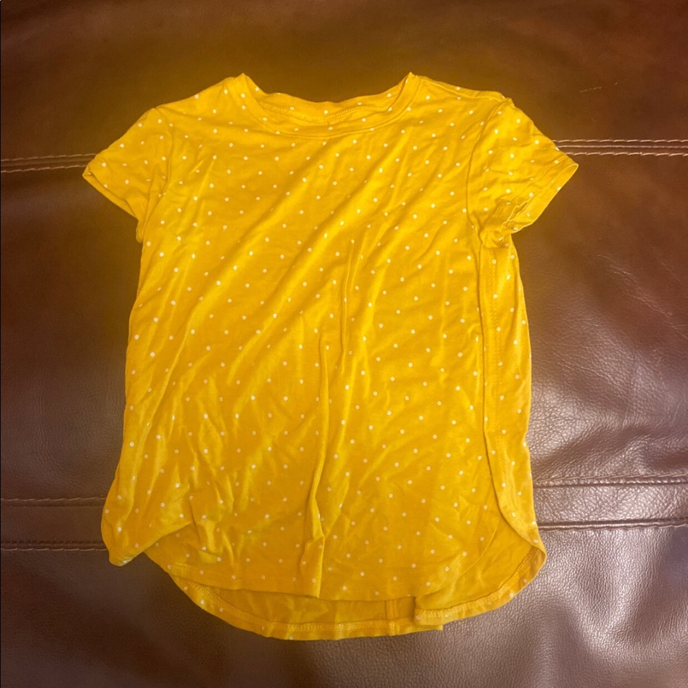 Old navy Yellow polka dot shirt